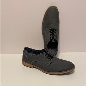 Giorgio Brutini Gray Oxfords with Minimalist Design